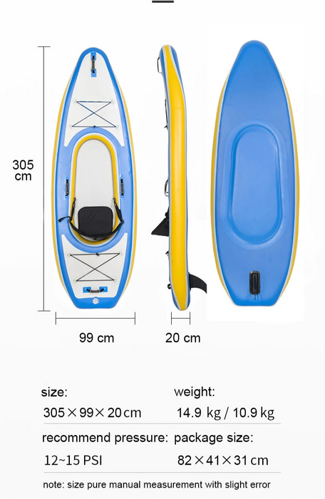 SUP kayak crossover