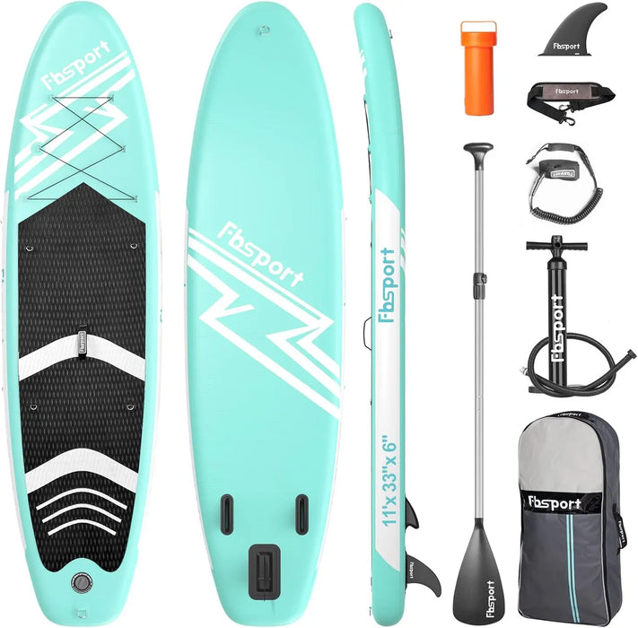 11' Premium Stand Up Paddle Board with SUP Accessories & Carry Bag