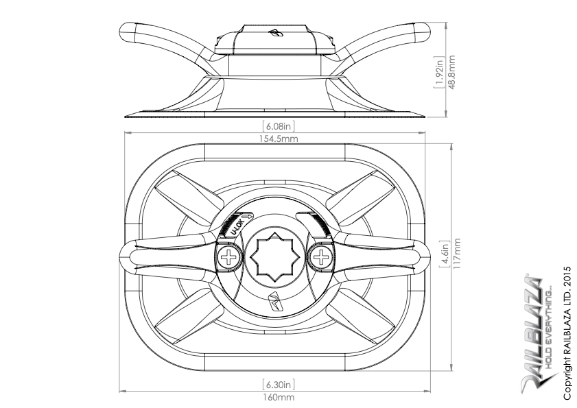 CleatPort RibMount with 3M