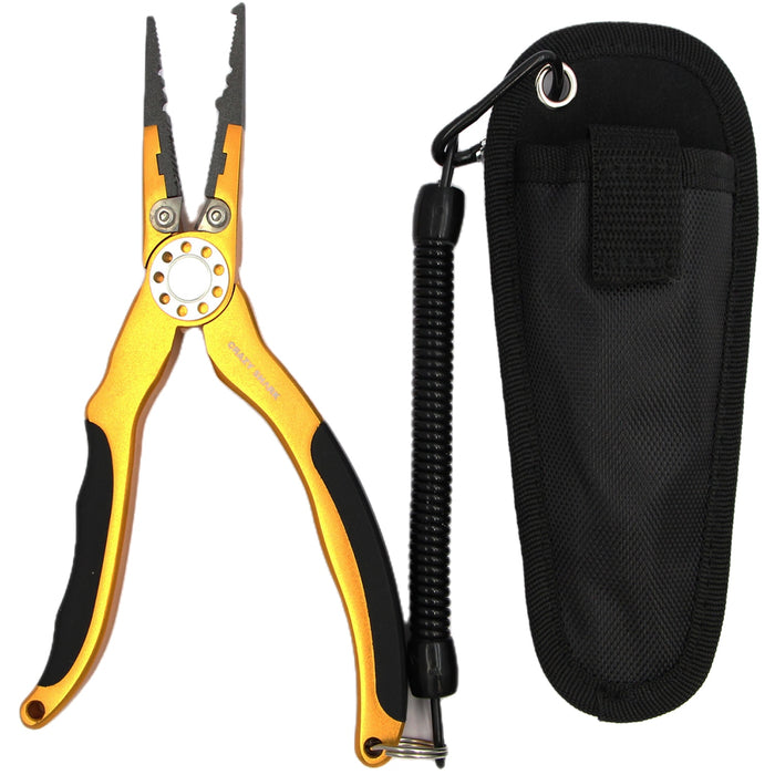 Fish Gripper with Lanyard and Lock Switch to Tighten Clamp Body