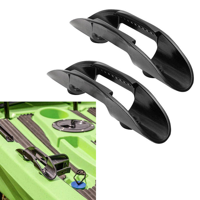 2 pcs Durable Plastic Paddle Clip With Mounting Hardware