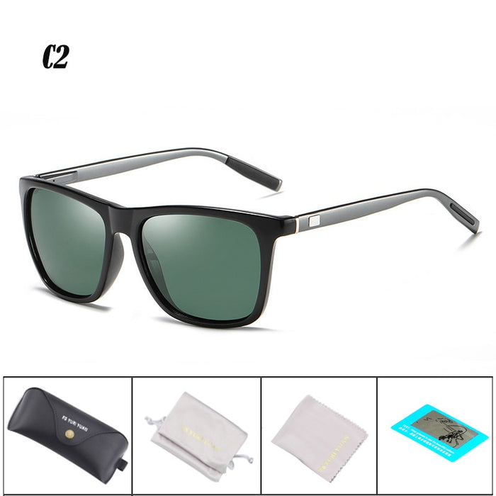Aluminum-Magnesium Polarized Sports Sunglasses