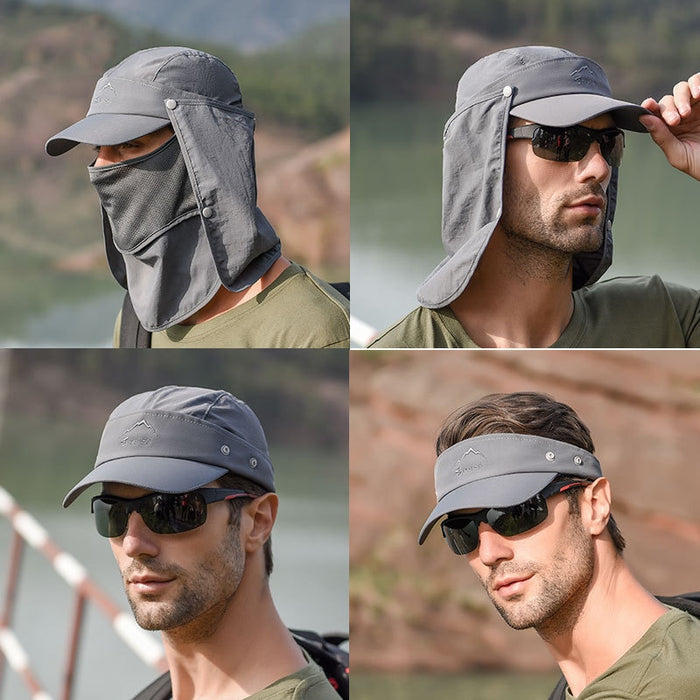 Multipurpose Quick Drying Cap with 360 Degree Sunshade Protection