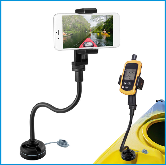 Kayak Phone/Camera Holder with Round Mount Base