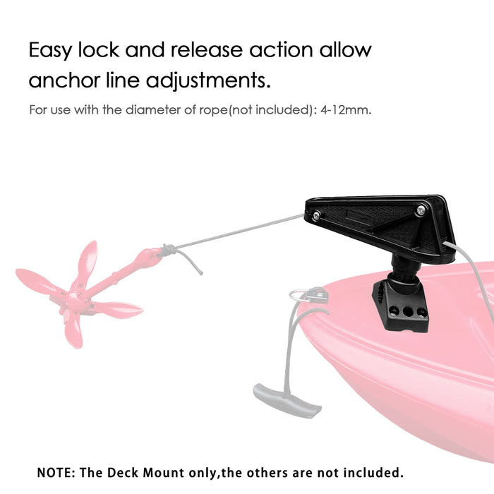 Anchor Lock with Release System for Kayak Canoe Or Small Fishing Boat