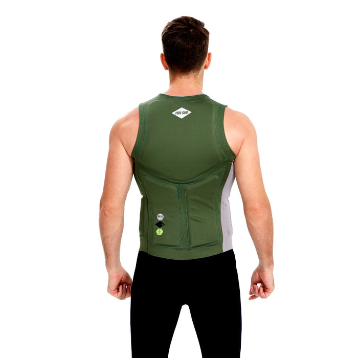 Neoprene low profile life jacket for adults.