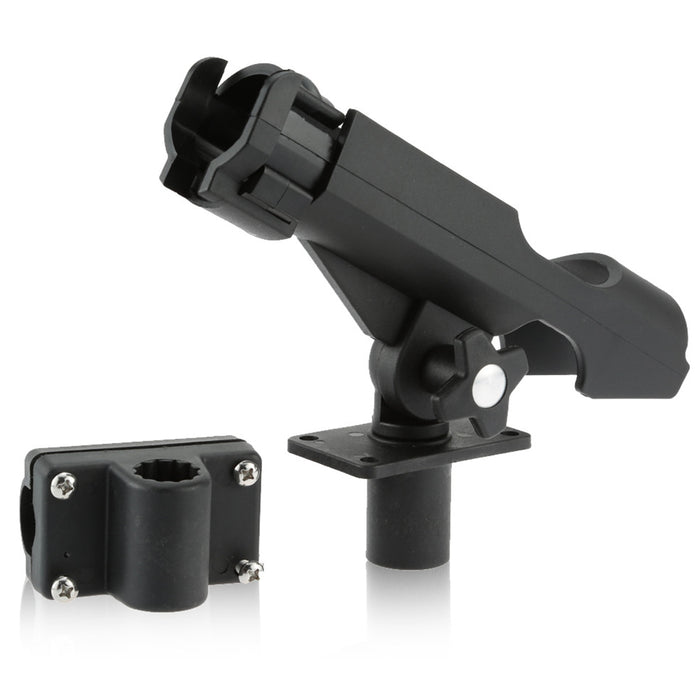 360 Degree Rotatable Rod Holder With Mounting Hardware